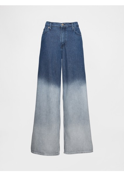 Kadın Mavi Mid Rise Ultrasoft Baggy Jean Pantolon fiyatları
