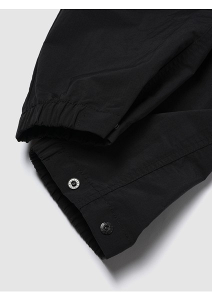 Erkek Çocuk Siyah Pull-On Paraşüt Kargo Pantolon