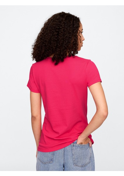 Kadın Kırmızı Gap Logo T-Shirt fırsatları