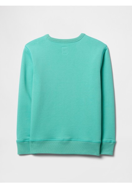 Erkek Çocuk Mavi Gap Logo Sweatshirt