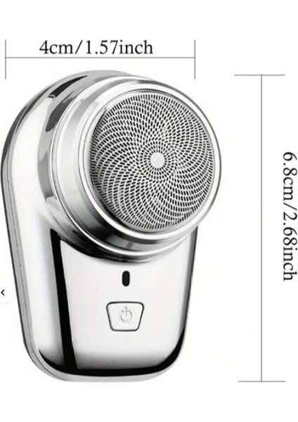 Mini Shaver Taşınabilir Şarjlı Tıraş Makinesi Ipx6 Korumalı