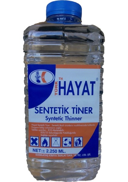 Sentetik Tiner 2255 ml