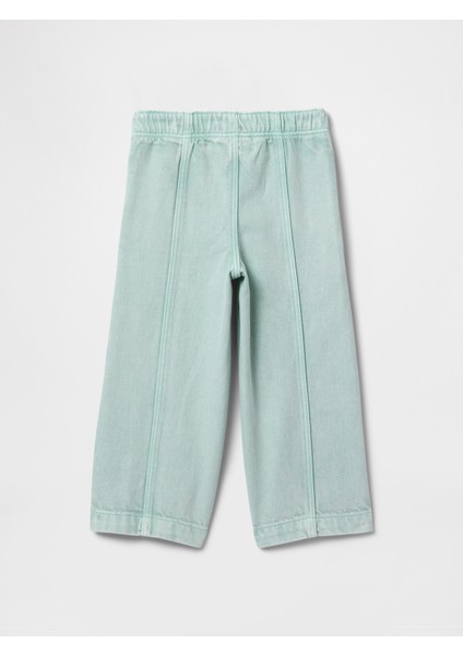 Kız Bebek Açık Mavi Ultrasoft Pull-On Baggy Wide-Leg Jean Pantolon modelleri