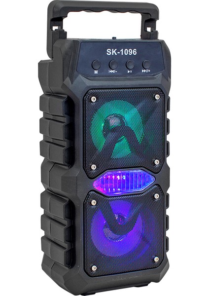 20 Watt Usb/sd/aux/fm/bluetooth Destekli Mikrofon Girişli Taşınabilir Hoparlör (