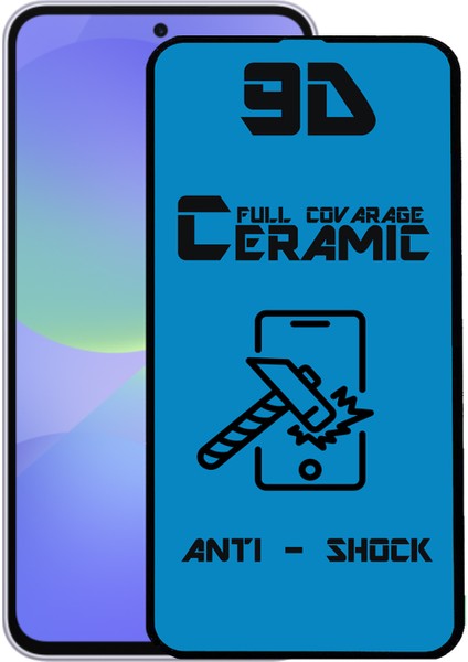 Caseworld Samsung Galaxy A36 Tam Kaplayan Seramik Nano Esnek Ekran Koruyucu Cam