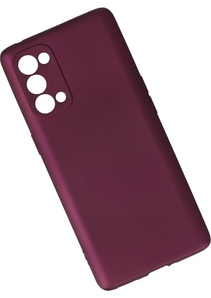 Reno 5 Kılıf First Silikon - Mürdüm Gnzrz