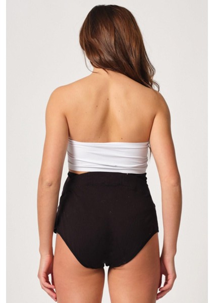 Miraxx Siyah Mı Emay 2825 Cotton Hamile Karın Destekleyici Slip Korse
