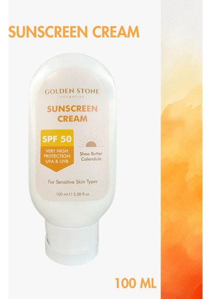 Spf 50 Leke Karşıtı Yüksek Koruyucu Yüz Güneş Kremi Hassas ve Kuru Ciltler Için 100 ml