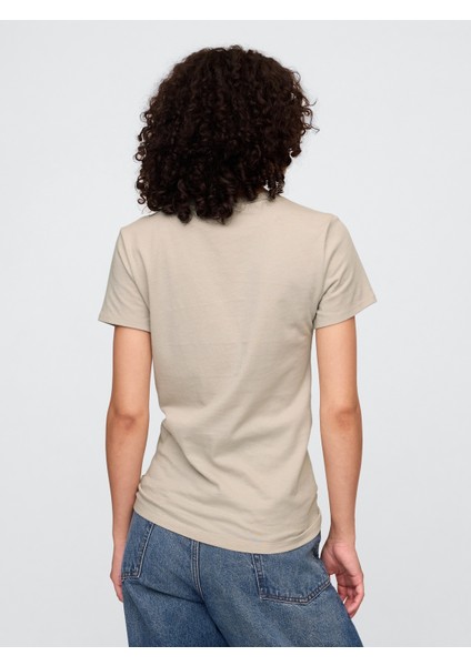 Kadın Bej Gap Logo T-Shirt indirimleri