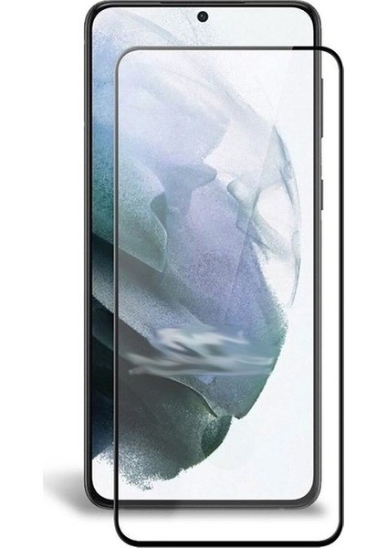 Samsung Galaxy S21 Antistatik 5d Tam Kaplayan Ekran Koruyucu Cam