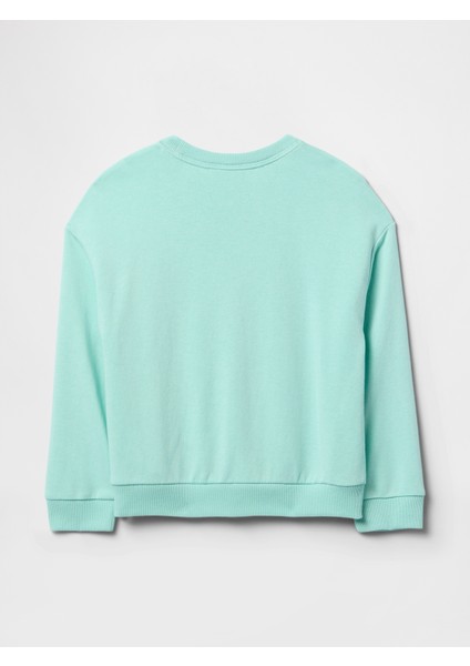 Erkek Bebek Yeşil Gap Logo Relaxed Sweatshirt modelleri