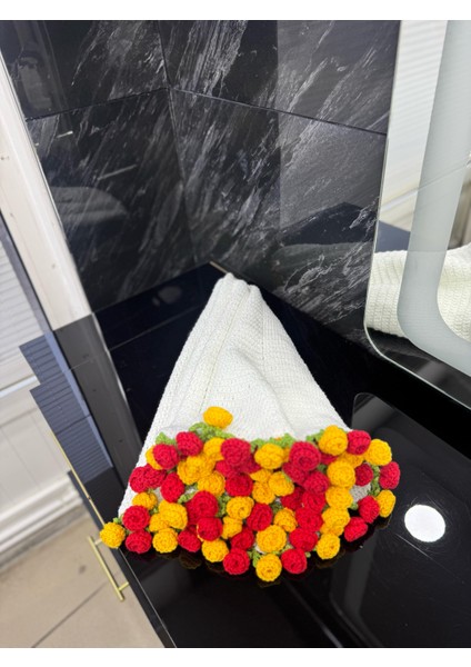 El Örgüsü Gül Buketi Çiçekli Battaniye, Şal Buket Battaniye, Buket Şal, Örgü Çiçek Buketi Battaniye Çiçekli Battaniye, Sevgililer Günü Şal Buket Battaniye fırsatları