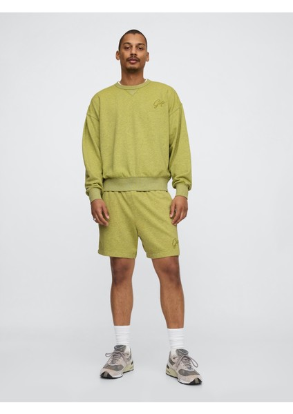 Erkek Yeşil Vintage Soft Oversize Gap Logo Sweatshirt fiyatları