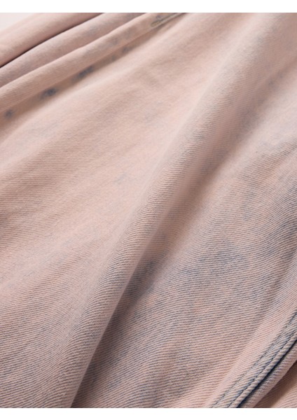 Kadın Açık Pembe High Rise Ultrasoft Horseshoe Jean Pantolon fiyatları