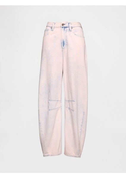 Kadın Açık Pembe High Rise Ultrasoft Horseshoe Jean Pantolon modelleri