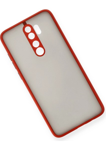 Xiaomi Redmi Note 8 Pro Kılıf Montreal Silikon Kapak - Kırmızı Gnzrz