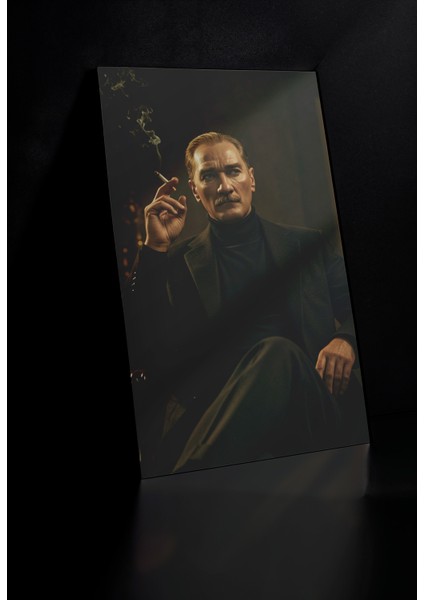 Metal Poster Mustafa Kemal Atatürk - Dekoratif Metal Poster - Hediyelik Metal Poster modelleri