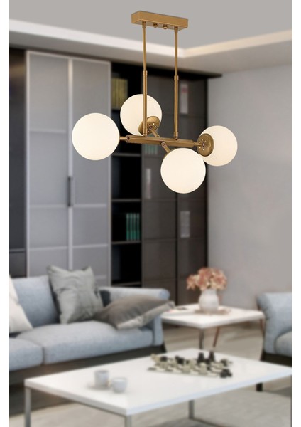 Nazar 4lü Eskitme Modern Tasarım Yemek Odası, Yatak Odası Salon Avize