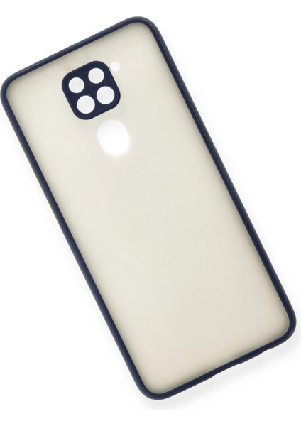 Xiaomi Redmi Note 9 Kılıf Montreal Silikon Kapak - Lacivert Gnzrz