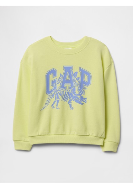 Erkek Bebek Sarı Gap Logo Relaxed Sweatshirt