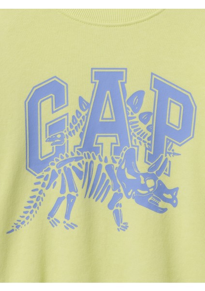 Erkek Bebek Sarı Gap Logo Relaxed Sweatshirt