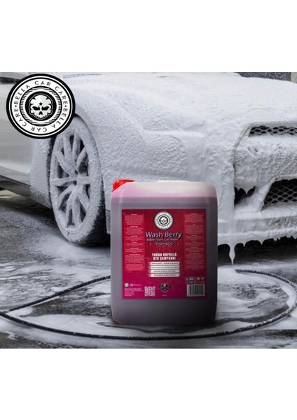 Yoğun Köpüklü Oto Şampuan Wash Berry 4lt Araba Yıkama Şampuanı