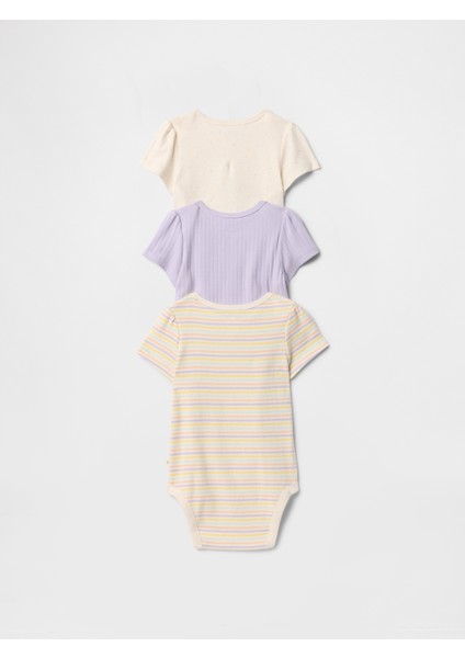 Bebek Lila 3'lü Bodysuit Seti fiyatları