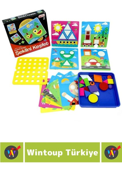 Premium Eğlenceli El Göz Koordinasyon Parça Bütün Ilişkisi Kavrama Çocuk Eğitici Oyun Şeklini Keşfet fiyatları