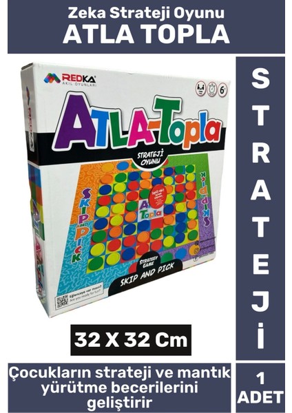 Eğitici Görsel Algı Strateji Zeka Gelişimi Analitik Düşünme Odaklanma Eğlenceli Oyun Atla Topla