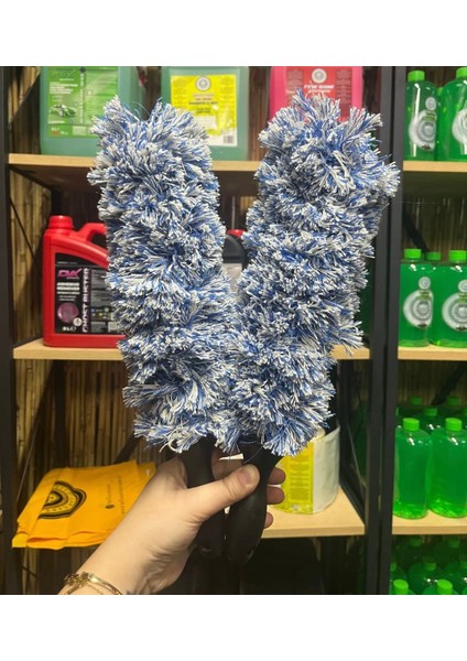 1 Adet Pamuk Ipli Jant Temizleme Fırçası Çizme Yapmaz