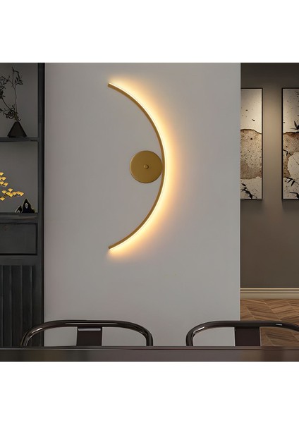 LED Yay Görünümlü Duvar Lambaları 3 Renk Modern Duvar Aplikleri Iç Mekanlar Için LED Duvar Aplikler