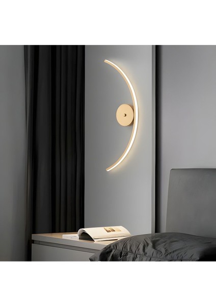 LED Yay Görünümlü Duvar Lambaları 3 Renk Modern Duvar Aplikleri Iç Mekanlar Için LED Duvar Aplikler