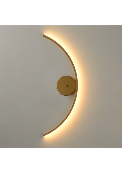 LED Yay Görünümlü Duvar Lambaları 3 Renk Modern Duvar Aplikleri Iç Mekanlar Için LED Duvar Aplikler