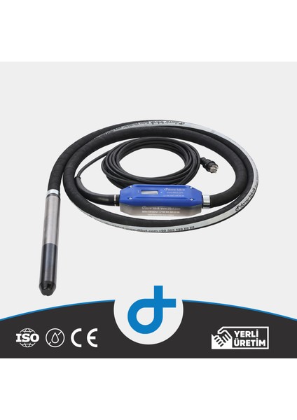 Beton Vibratörü Kendinden Konvertörlü 50 mm - DT 220 Eco