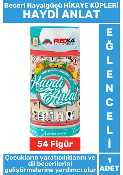 Eğitici Görsel Algı Yaratıcılık Dil Bilgisi Hayalgücü Geliştirici Eğlenceli Hikaye Küpü Haydi Anlat