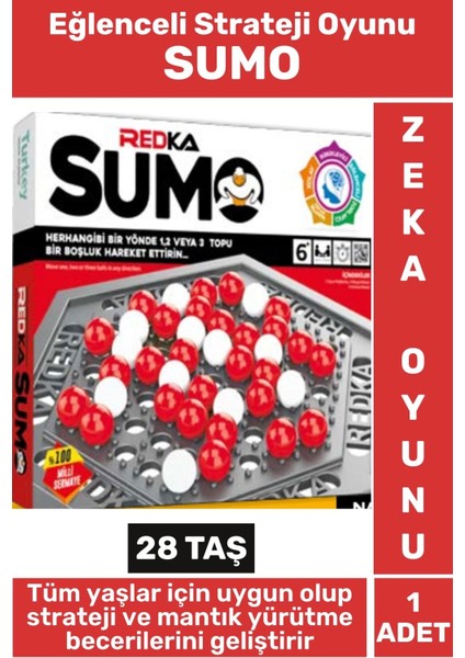 Premium Tüm Yaşlara Uygun Zeka Strateji Mantık Yürütme Beceri Geliştirici Oyun Sumo
