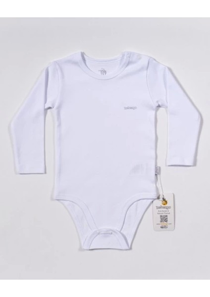 Bebengo BU4020 Basic Uzun Kol Body Beyaz