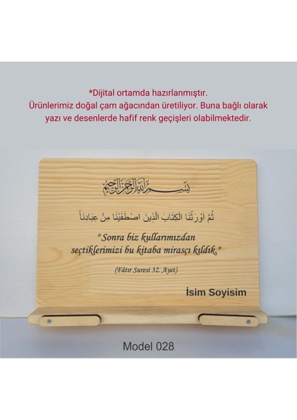 Münzevi Masaüstü Rahle/kitap Okuma STANDI-MODEL028