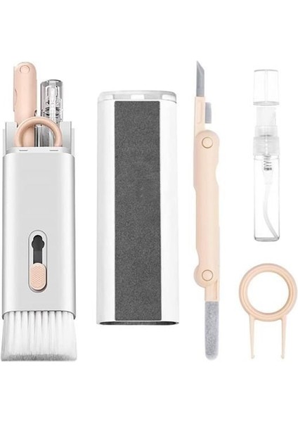 Bakgelal 7 Parça Elektronik Temizlik Seti – Telefon, Bilgisayar, Kulaklık Için Temizleme Kiti - Telefon, Laptop, Kulaklık, Klavye Tablet, Airpod, Ekran Temizleme Aparatı Için