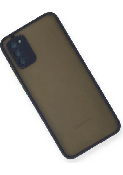 Samsung Galaxy A02S Kılıf Montreal Silikon Kapak - Lacivert Gnzrz