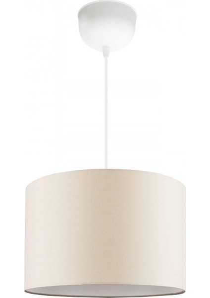 Kumaş Başlıklı Sarkıt Avize Krem Renk - Salon Yatak Odası fiyatları