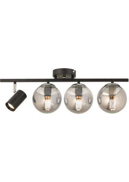 Alen 4 Lü Spotlu (Füme Camlı) Salon Yemek Masası Üstü Hol Yatak Odası Avize fiyatları