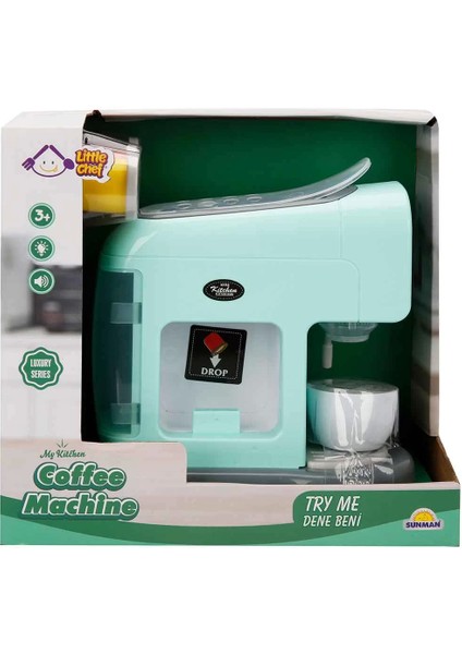 Little Chef Sesli ve Işıklı Kapsül Kahve Makinesi