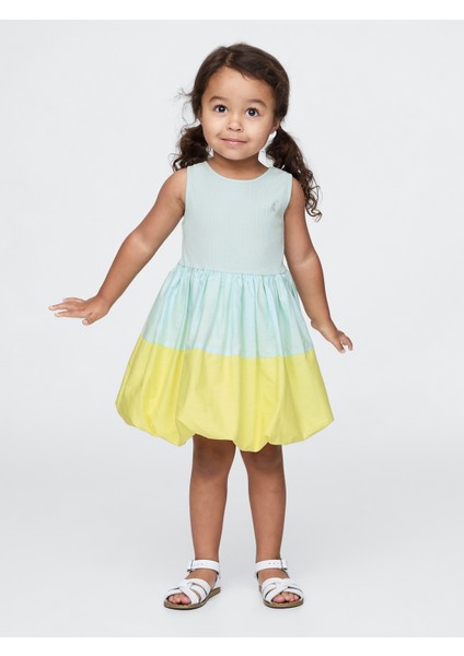 Kız Bebek Çok Renkli Balon Elbise