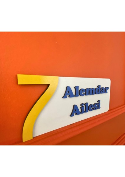 Dekoratif Ahşap Kapı Numaralığı, Kapı Isimliği, Isimli Daire Numarası, Otel Numarası ,oda Numarası-2 fiyatları