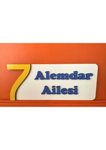 Dekoratif Ahşap Kapı Numaralığı, Kapı Isimliği, Isimli Daire Numarası, Otel Numarası ,oda Numarası-2 modelleri