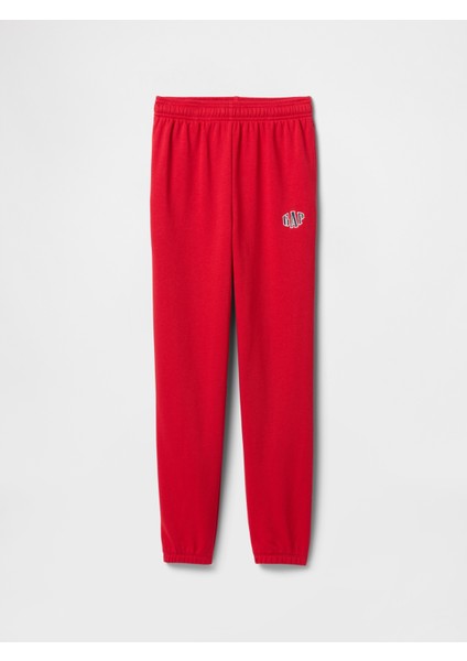 Erkek Çocuk Kırmızı Vintagesoft Gap Logo Jogger Eşofman Altı