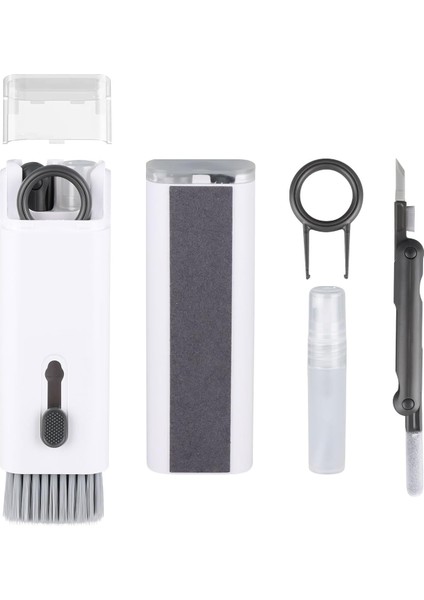 Çok Fonksiyonlu 7 Parça Bilgisayar, Laptop, Klavye, Telefon, Kulaklık Mini Temizleyici Kit Set