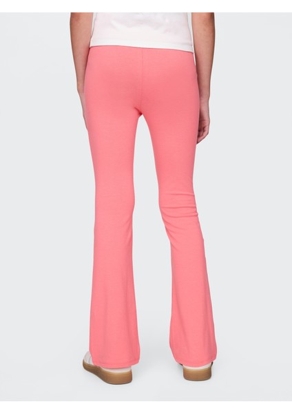 Kız Çocuk Pembe Flare Legging Tayt modelleri
