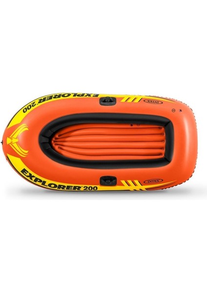 Kürekli Binici Bot Seti - Kürekli Şişme Bot Set-Havuz ve Deniz Binici Bot Explorer 200-185X94X41 cm